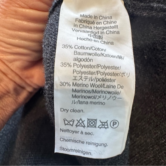 J. Crew Camille Charcoal Gray Open Front Sweater Blazer Size Small - Picture 2 of 6